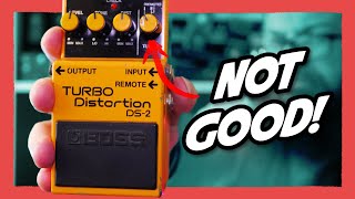 This feature on the Boss DS-2 Turbo Distortion SUCKS!