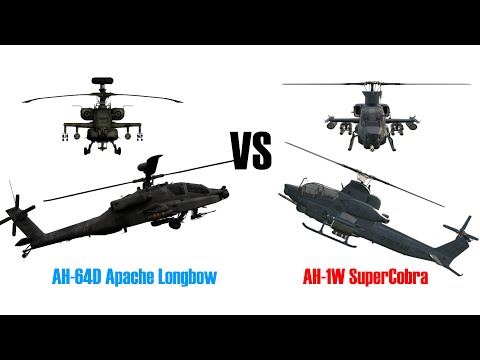Boeing AH-64D Apache Longbow VS Bell AH-1W SuperCobra