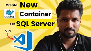 Create new docker container for SQL server via VS code