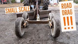 Tractor REAR BLADE as a ROAD DRAG