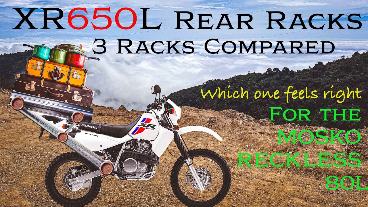 Xr650l Rear Rack Moose A Rear Rack for my Honda XR650L to Carry the Mosko Reckless 80. Threes ...