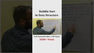 Learn Bubble Sort in Data Structure step by step 🔁✨