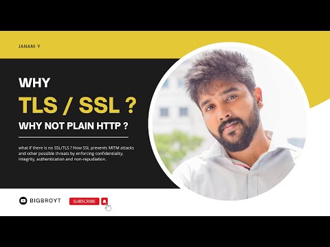 Why SSL or TLS ? Why not simple HTTP request ?