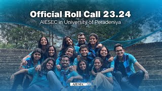  Roll Call 23.24 | AIESEC in University of Peradeniya