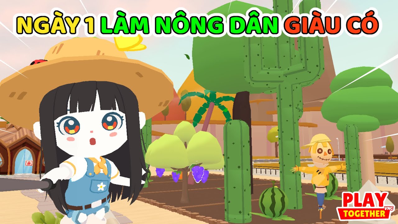 Hành Trình 100 NGÀY CÀY NÔNG TRẠI VIP ĐẮT NHẤT : Khởi Nghiệp Trồng Cây #1 | Play Together