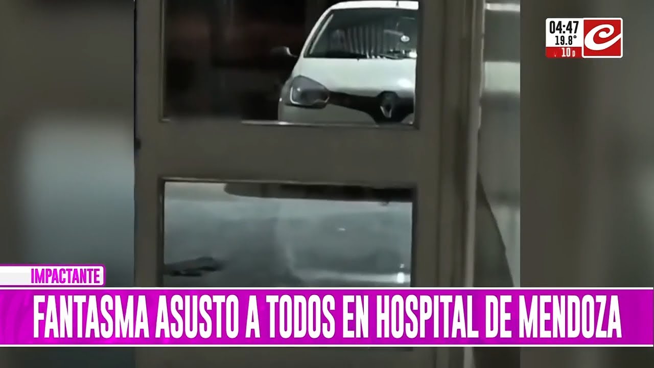 Fantasma aterrorizó a todos en un hospital de Mendoza. Mirá el video