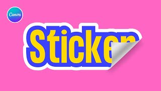 How to Create a Peeling Sticker Text Effect in Canva