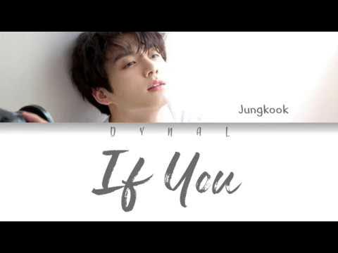 BTS Jungkook - IF YOU (Cover) (Color Coded Lyrics Han/Rom/Eng