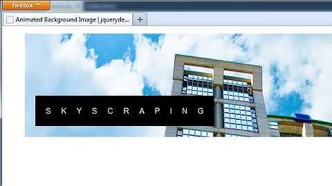 how to animate background image in jquery