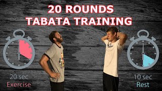 TABATA CHALLENGE 2020 - BURPEES WORKOUT CIRCUIT