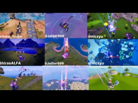 アジア上位勢達のトリックショットキル集【フォートナイト】