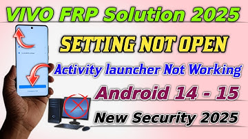 Setting Not Open👉All Vovo Frp Bypass Android 14 / Vivo V40e, V40 Pro, V30, V30 Pro Frp Bypass 2025