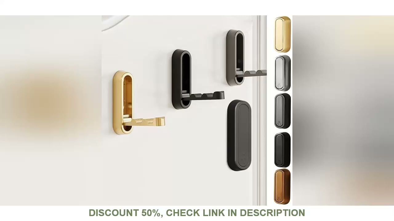 Zinc Alloy Folding Wall Hook Multifunctional Heavy Duty Rustproof Hidden Robe Hook Wall Hanging Clot