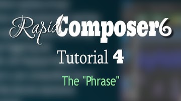 Rapid Composer 6 Tutorial 4 - The Power of the 
