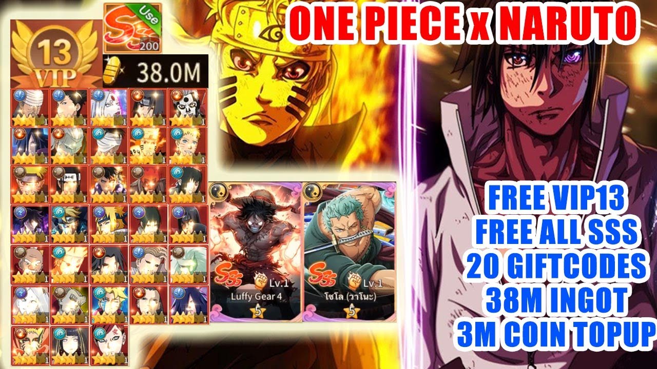 Realm Of Ninja Gameplay - Free VIP13 & All SSS & 20 Giftcodes