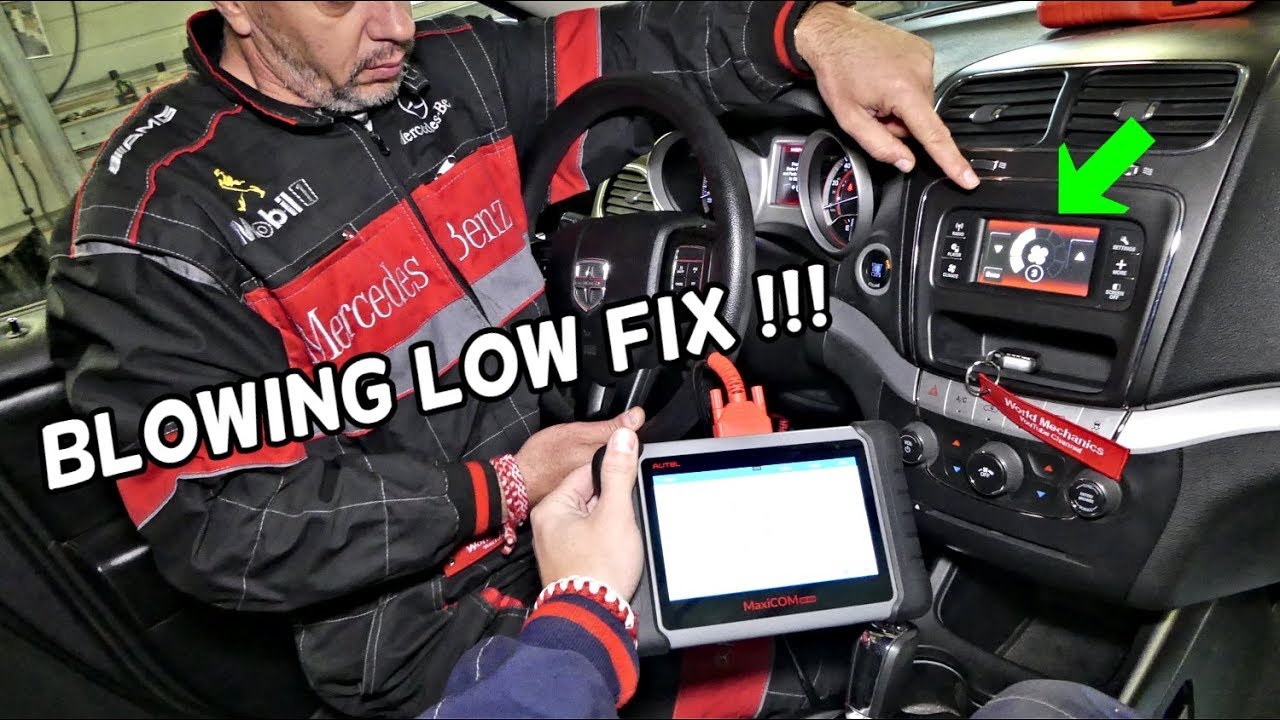 BLOWER MOTOR FAN LOW AIR FLOW, BLOWER FAN SPEED NOT WORKING DODGE JOURNEY, FIAT FREEMONT