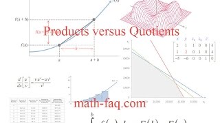 Products versus Quotients