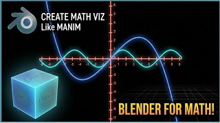 Using blender to create mathematical visualization like manim | Geometry nodes 