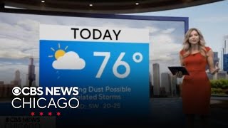 Storm chances on Tuesday afternoon, night