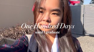 100 DAYS until i GRADUATE || grwm + celebration
