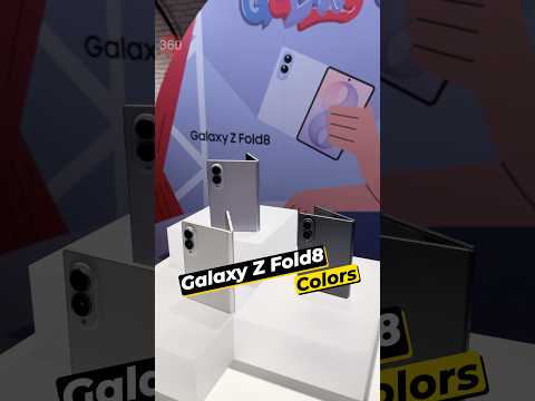 Samsung Galaxy Z Fold8 colours hands-on: Which one do you like best?