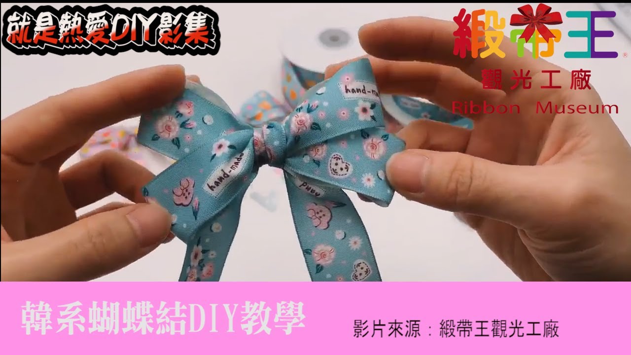 DIY影片 Part24 【韓系蝴蝶結教學】