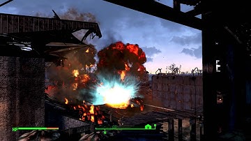 Fallout 4 - Robot Mega Explosion