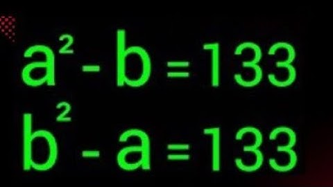 Math Olympiad Question | A Nice Algebra Problem | How to solve for "a" and "b" in this problem ?