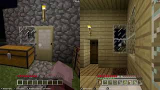 Игра Minecraft split screen Nintendo Switch 