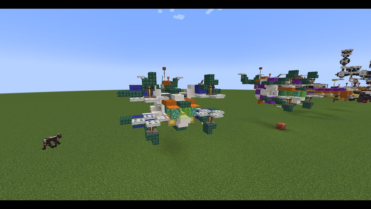 TUTO. comment faire un Vaisseau spatial. Compacte. Minecraft. - YouTube