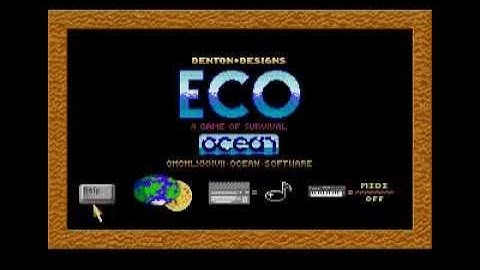 eco title screen for Atari ST