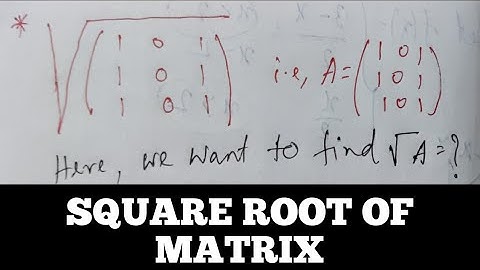 square root of a matrix ll example on spectral decomposition theorem ll linear algebra