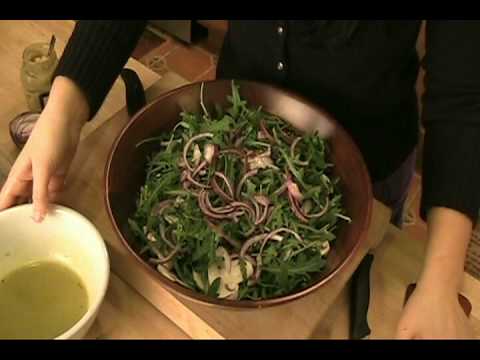 How to make Arugula Salad w/ Lemon Vinaigrette - Laura Vitale &quot;Laura In The Kitchen&quot; Episode 20