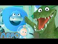 CROCODILE IN THE HOUSE! 😱 Full Episodes | Cartoon | Arpo The Robot on After School Club