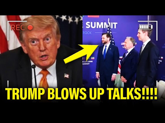 Trump INSTANTLY BLOWS UP Peace Talks IN SWITZERLAND!!