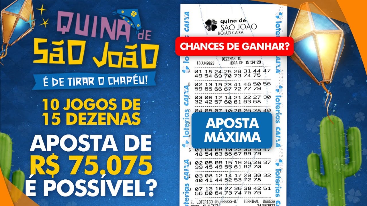 Quina de São João 2023: Como jogar em bolões Caixa online e aumentar suas  chances! - Bem Paraná