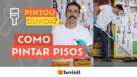 Como preparar tinta para chão?
