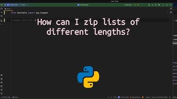 How can I zip lists of different lengths? Pairing Lists Like a Pro Python Zip #secrets Revealed!