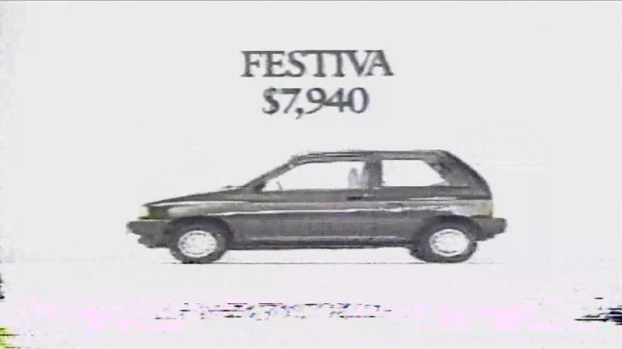 1989 Ford Festiva "Compact Taken Seriously" (1989) Car Ad Commercial