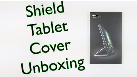 NVIDIA Shield Tablet Cover Unboxing and Overview