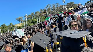 Pro-Palestinian protesters interrupt UC Berkeley's undergrad graduation