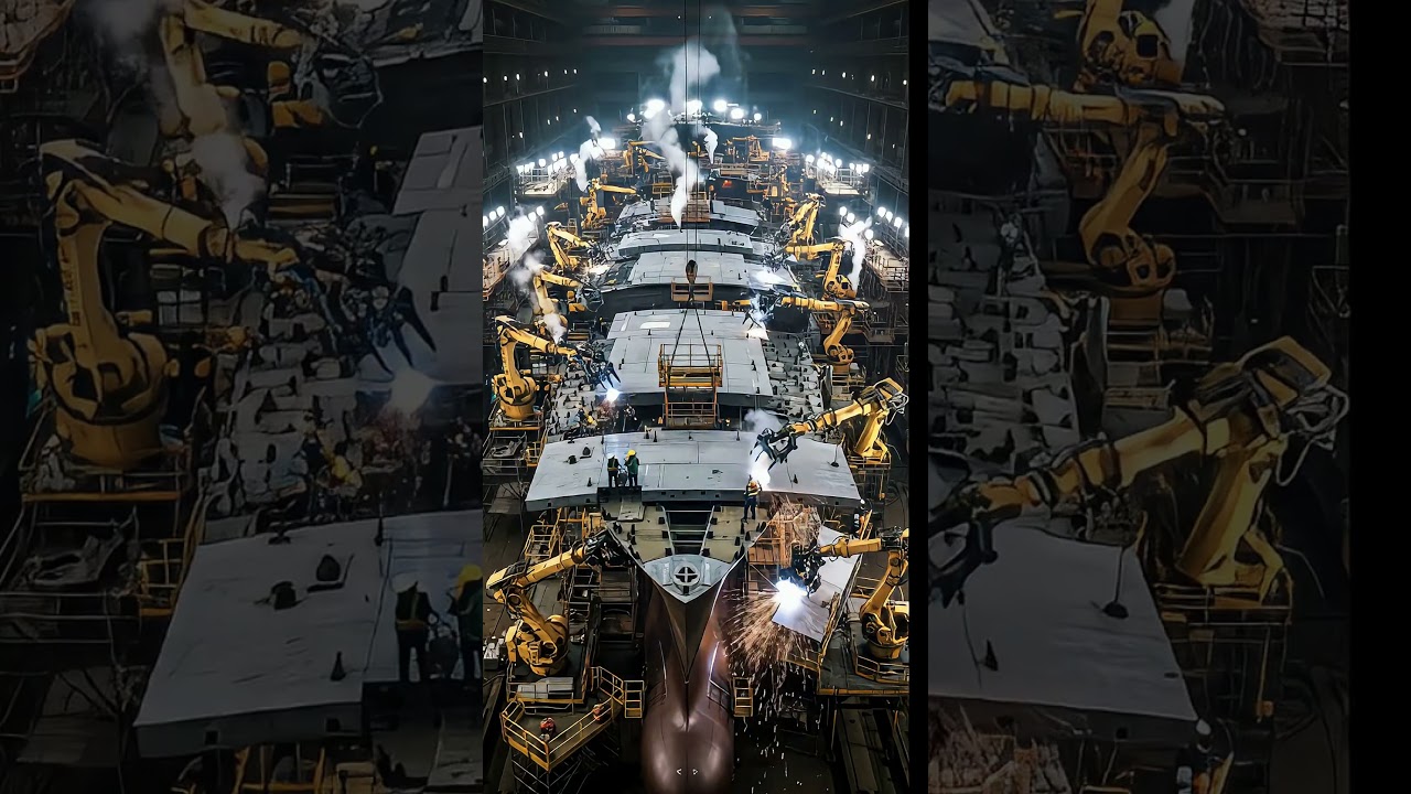 Unbelievable scale: automated shipyard brings a 