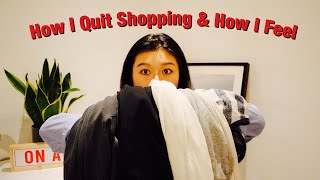 How I Quit Shopping | NOT BUYING CLOTHES  IN 2021 | 2 Tips | 3 Feedback