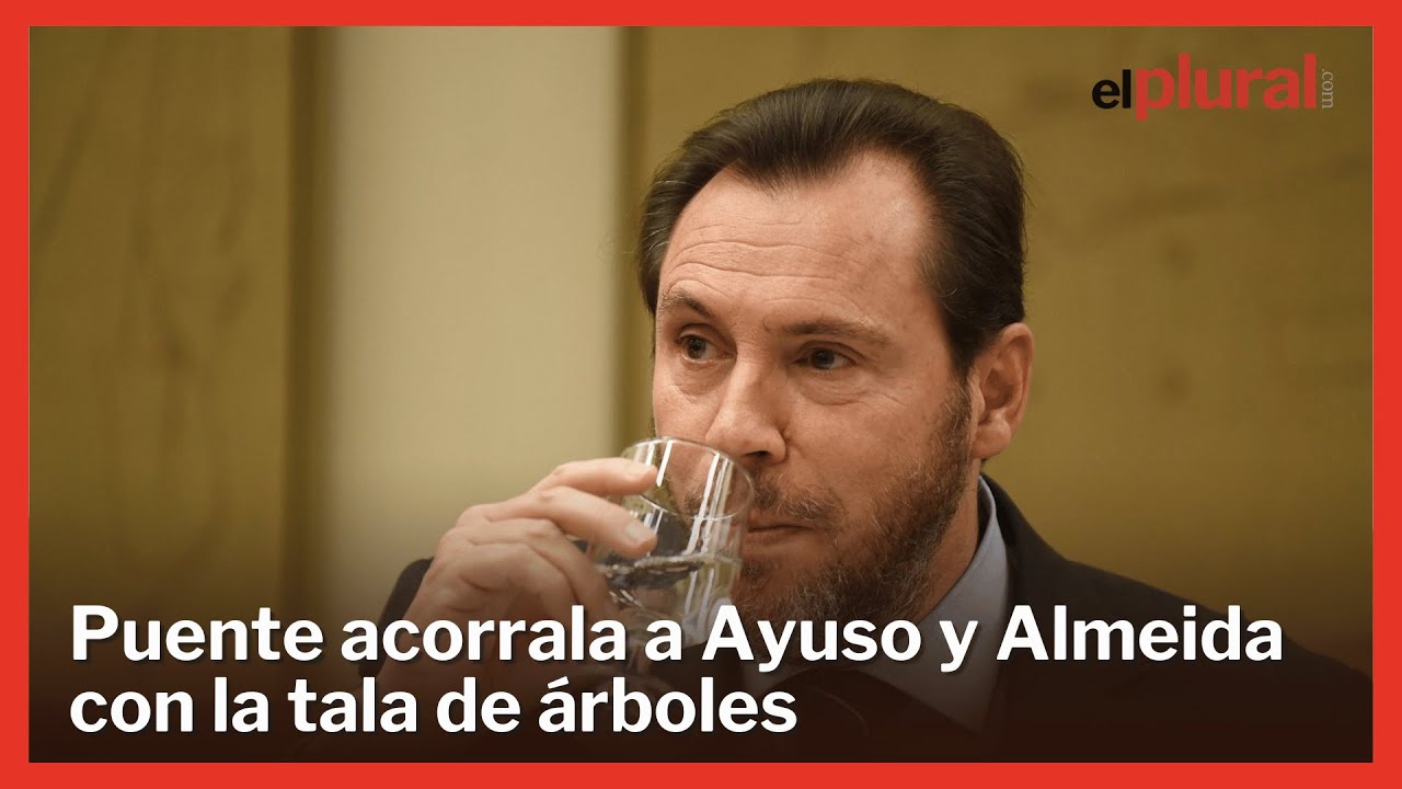 Puente acorrala a Ayuso y Almeida parando la tala de árboles en Atocha