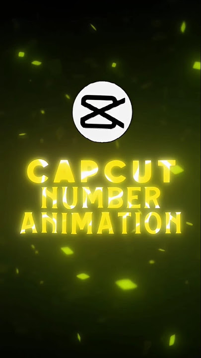 Capcut Number Text Animation Tutorial💀🔥!! #edit #shorts