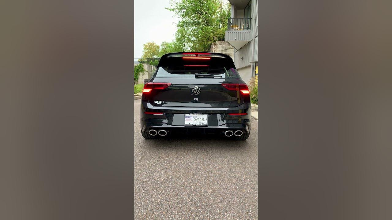 "Emotional Start" in the 2024 #VW #GolfR! Starts with BANGS! A feature you’ve got 2 hear! #CarReview