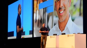 Brad Anderson, Microsoft VP talking at TechEd 2013 Europe keynote
