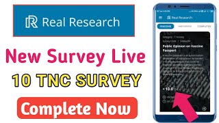Real Research New Survey !! Real Research 10 TNC screenshot 2