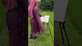 ignore my poor magic🤭😆 #easel #artshorts