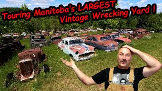 Touring a Vintage wrecking yard in Manitoba Canada VaVaVoomGarage